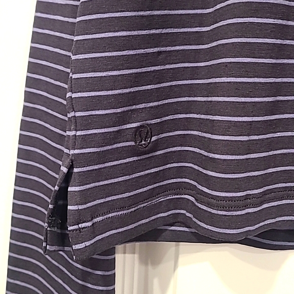 Lululemon long sleeved stripy shirt in size 8 - Picture 3 of 4